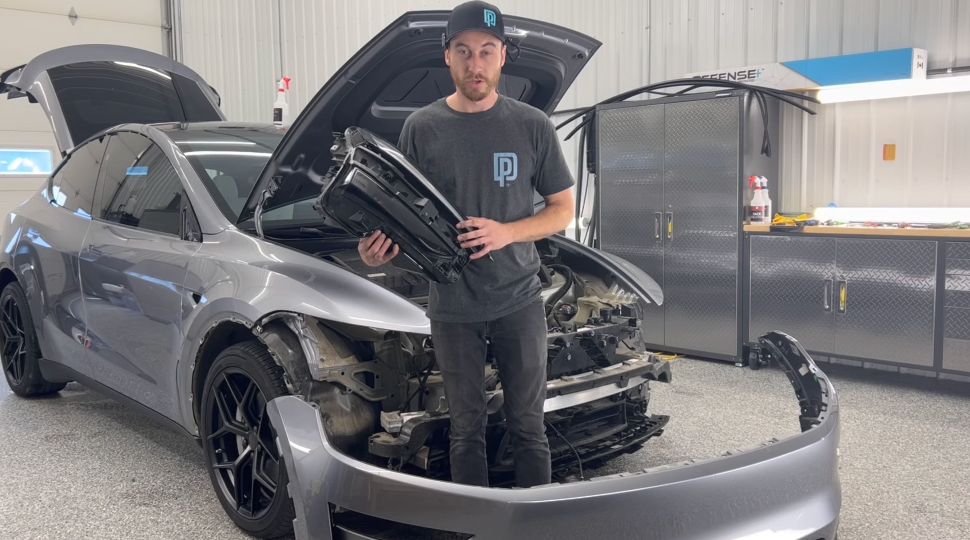 How to Remove the Front Bumper and Headlights on a 2026 Tesla Model Y Juniper