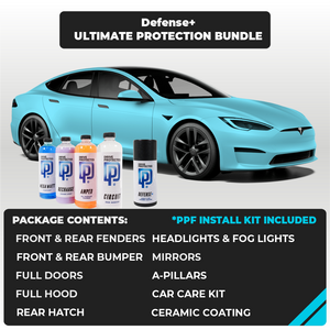 Tesla Model S Do-It-Yourself Defense+™ PPF Kits
