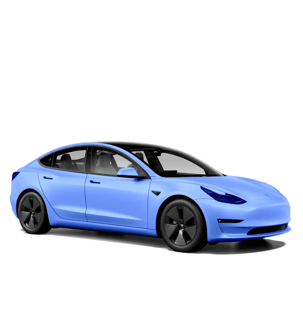 Tesla Model 3 Matte Finish Full Defense+™ Paint Protection Wrap - Drive Protected Shop mws_apo_generated (Image 1)