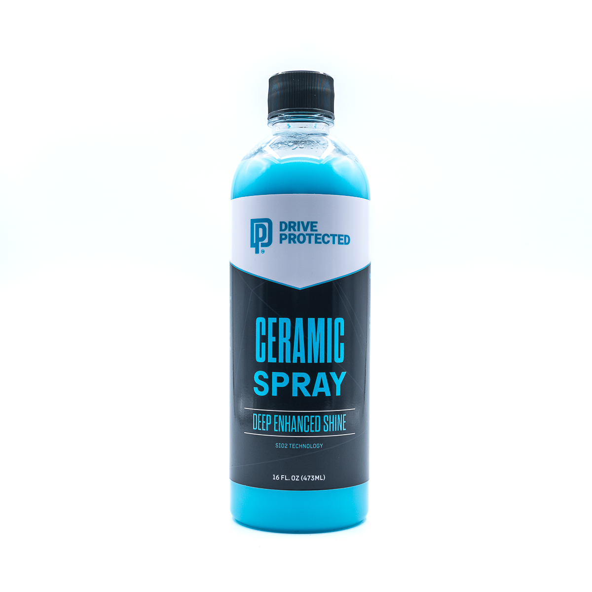 Bottle of Drive Protected Ceramic Spray on a white background