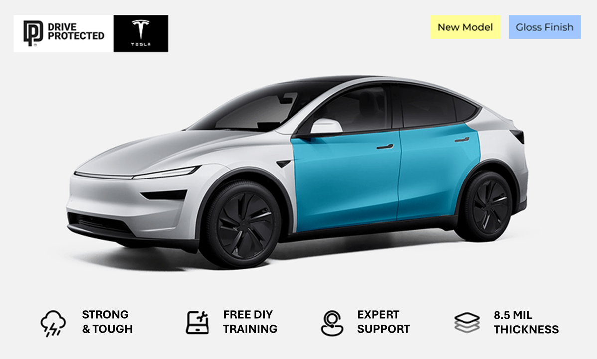 New Tesla Model Y Door Kit Defense+™ Paint Protection