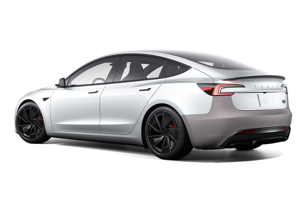2024+ Tesla Model 3 (Highland) - Rear Bumper Matte PPF Kit