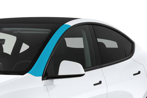 2020–2025 Tesla Model Y - A-Pillar PPF Kit