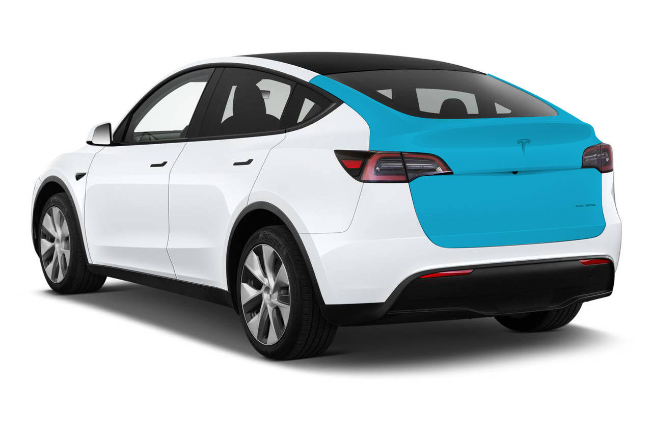 Tesla Model Y Rear Hatch Individual Defense+™ Paint Protection Kit