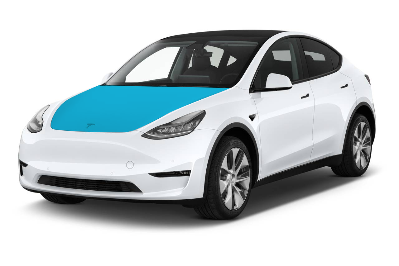 Tesla Model Y Full Hood Individual Defense+™ Paint Protection Film