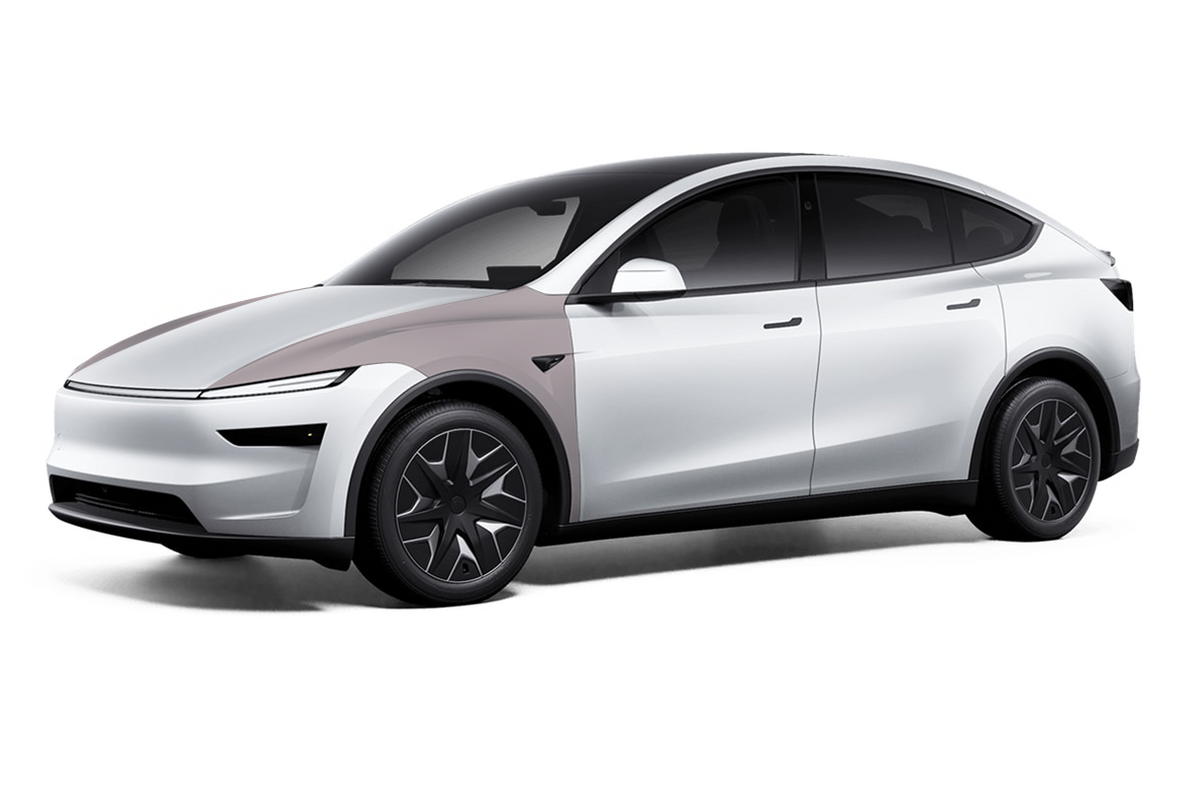 2026+ Tesla Model Y L - Front Fender Matte PPF Kit