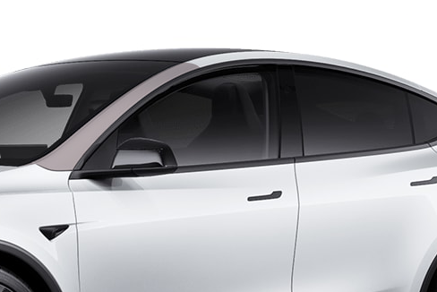 2026+ Tesla Model Y (Juniper) - A-Pillar Matte PPF Kit