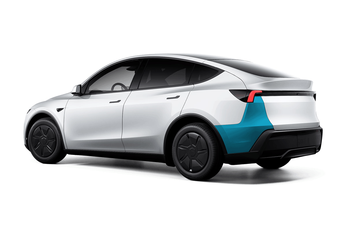 2026+ Tesla Model Y (Standard) - Rear Bumper PPF Kit
