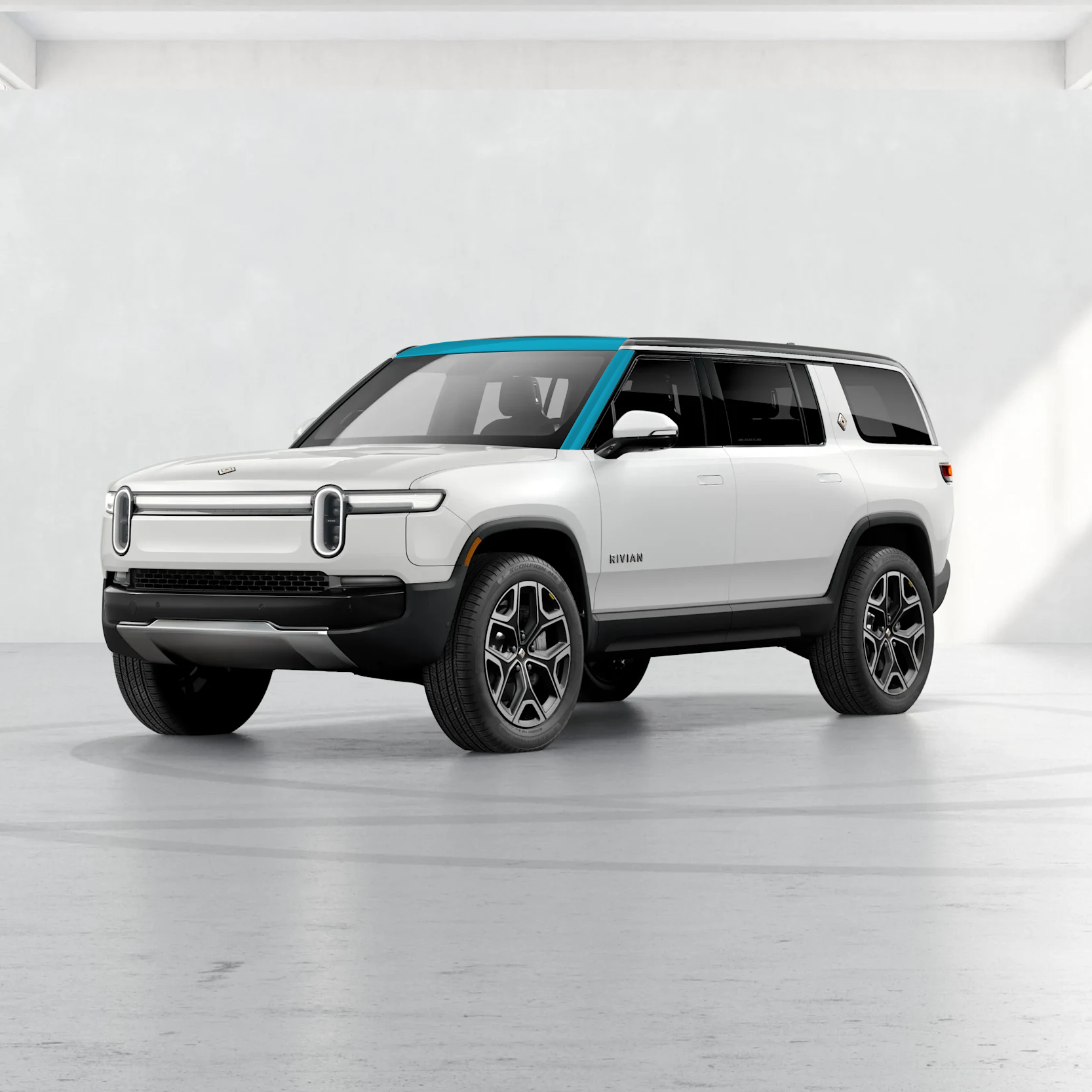 Rivian R1S A-Pillars/Roof DIY PPF by Drive Protected