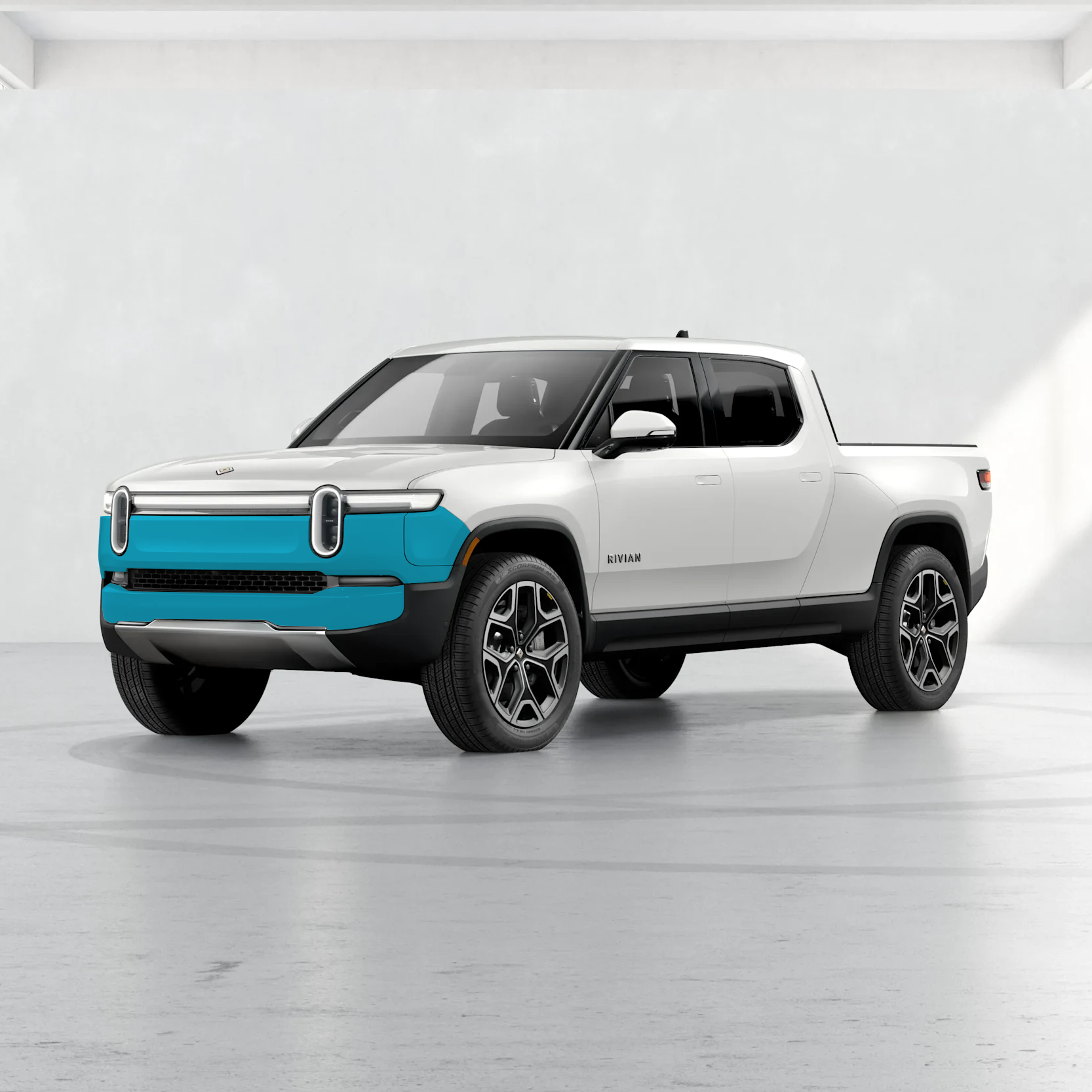 Rivian R1T Front Bumper PPF by Drive Protected