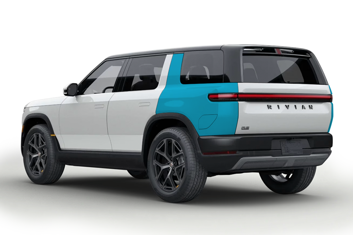 Rivian R2 - Rear Fender PPF Kit
