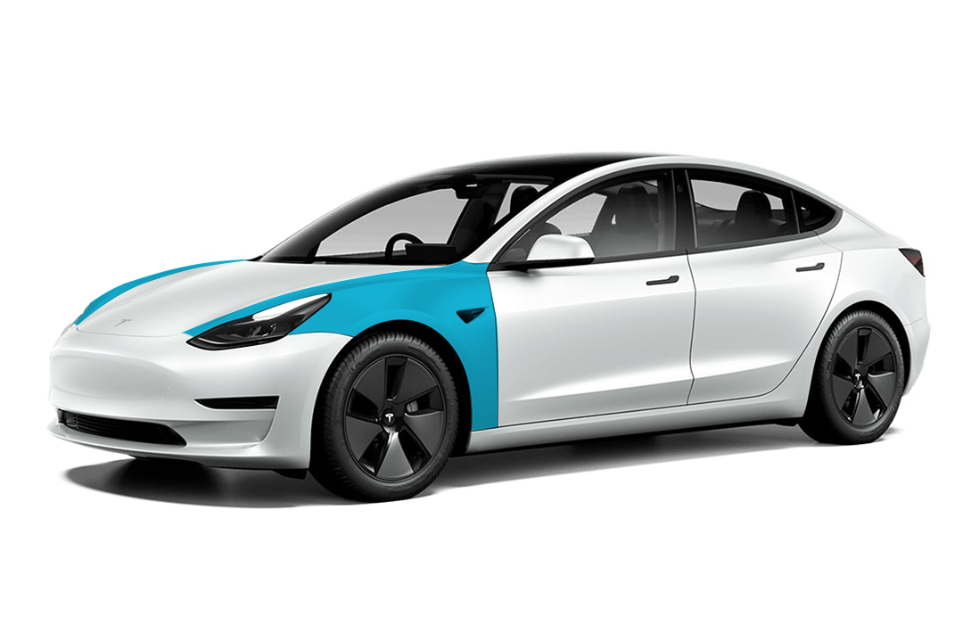 2017-2023 Tesla Model 3 - Front Fender PPF Kit