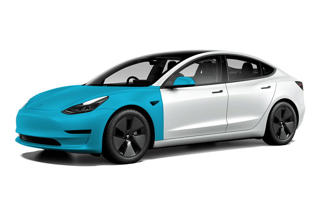 2017-2023 Tesla Model 3 - Full Front End Clear PPF Kit