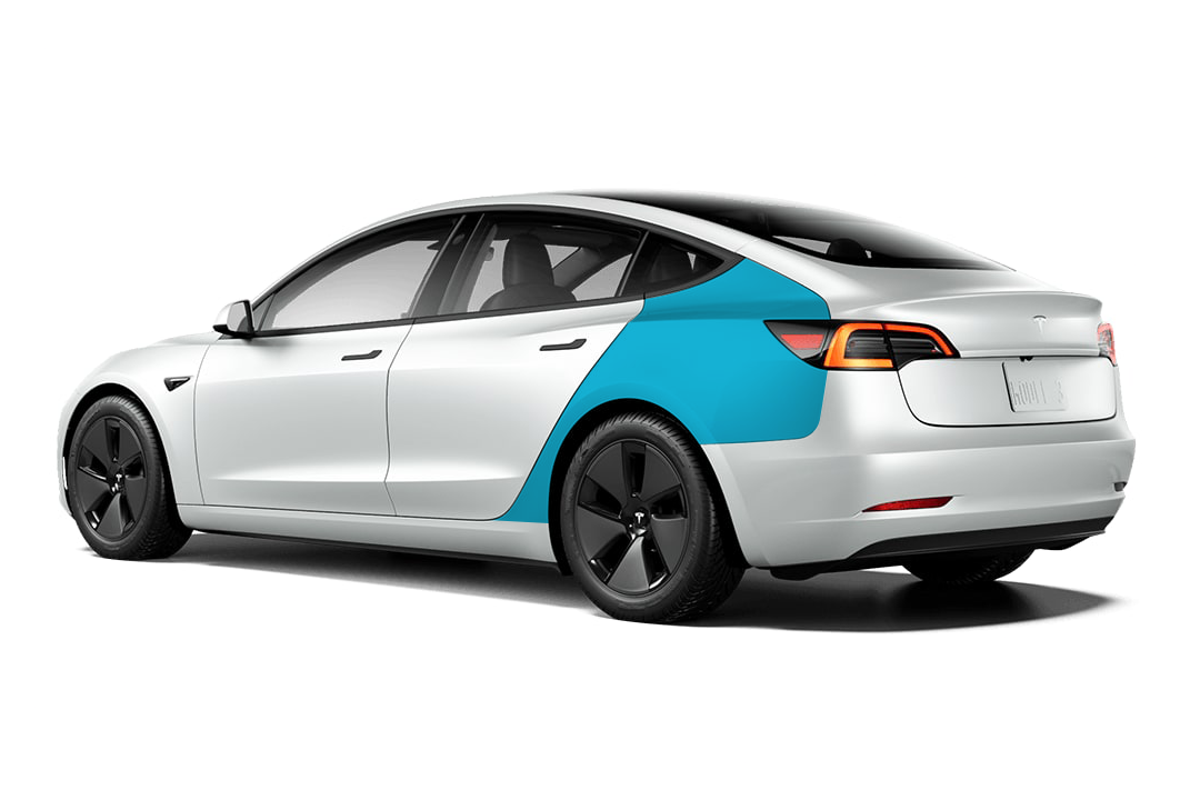2017-2023 Tesla Model 3 - Rear Fender PPF Kit