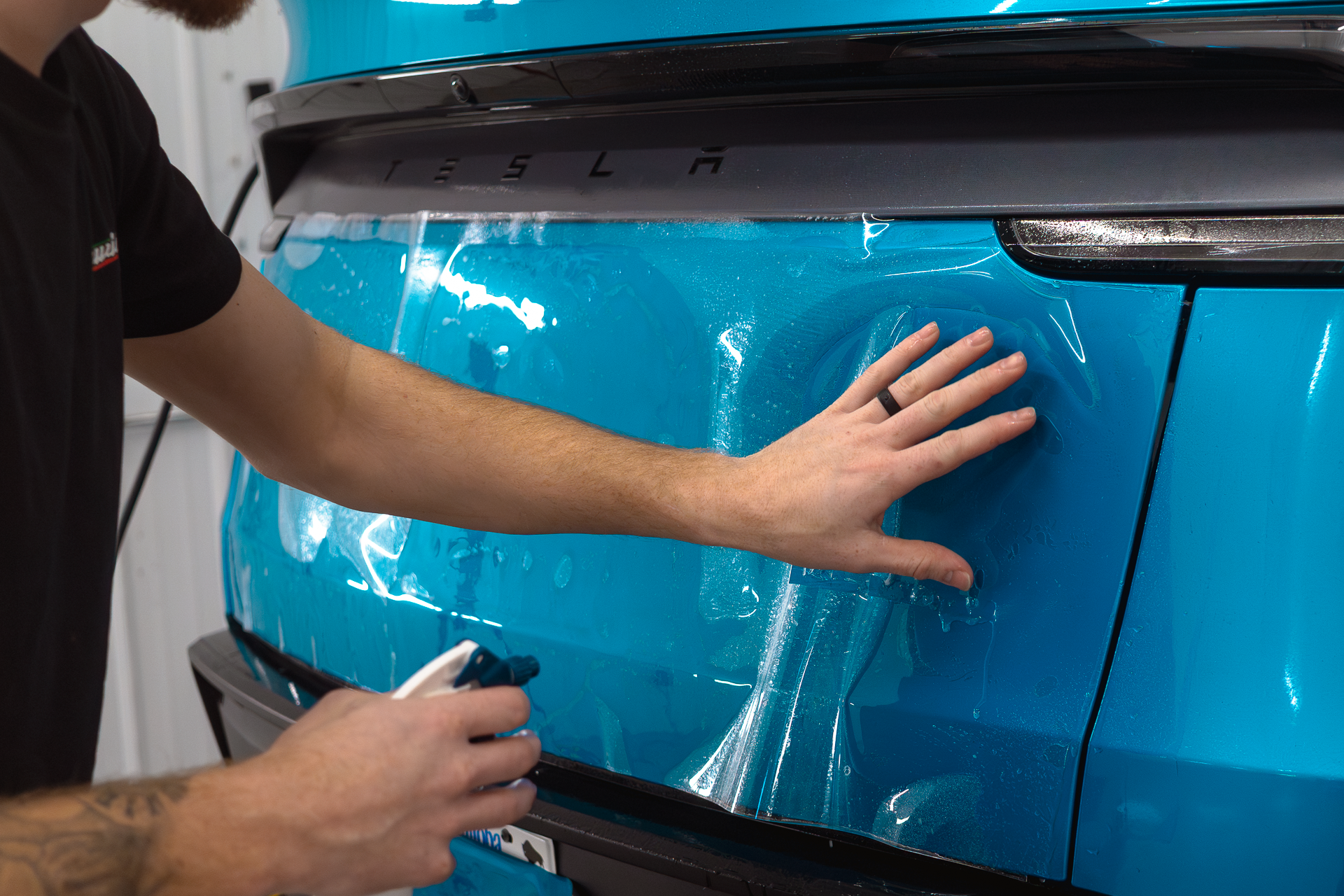 New Tesla Model Y Doors Defense+™ Paint Protection Wrap