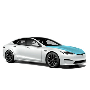Tesla Model S Full Hood Individual Defense+™ Paint Protection Film - Drive Protected