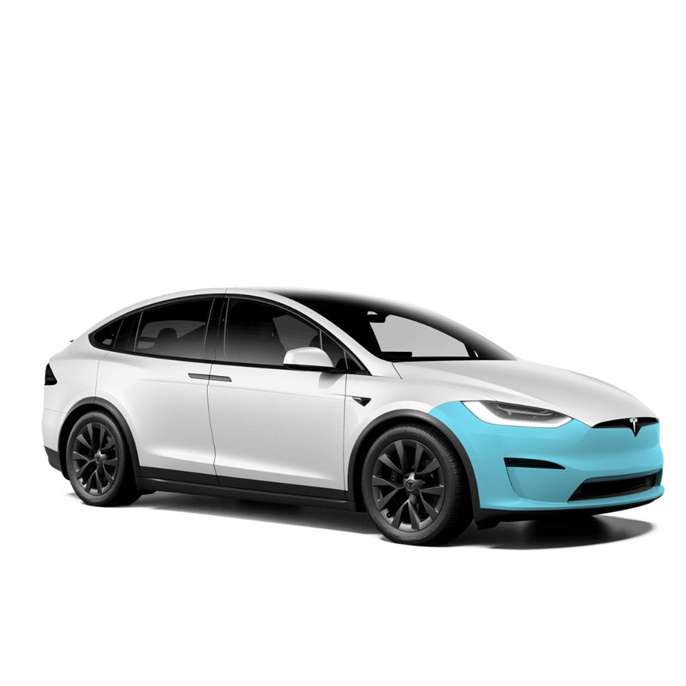 Tesla Model X Front Bumper Individual Defense+™ Paint Protection Film - Drive Protected