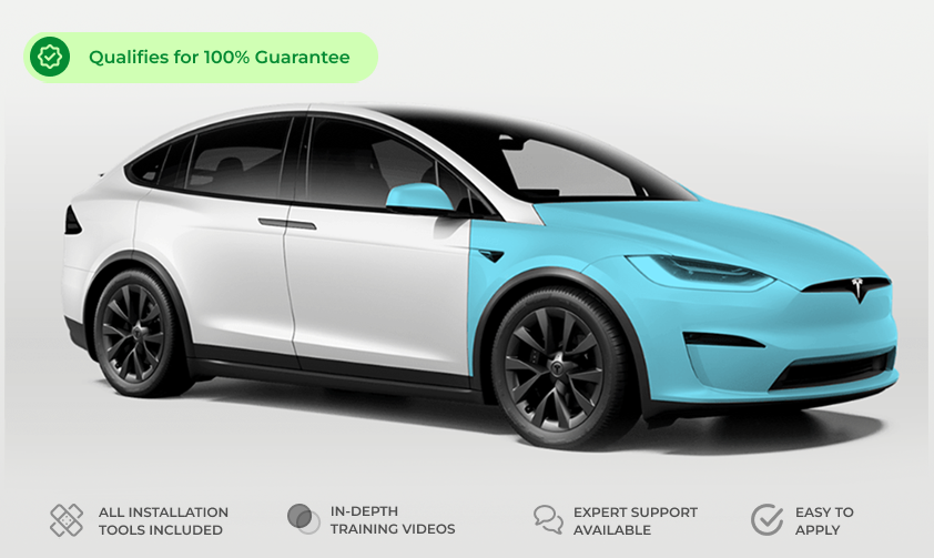 Tesla Model X Full Front End Clear PPF Experience