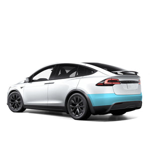 Tesla Model X Rear Bumper Individual Defense+™ Paint Protection Film - Drive Protected