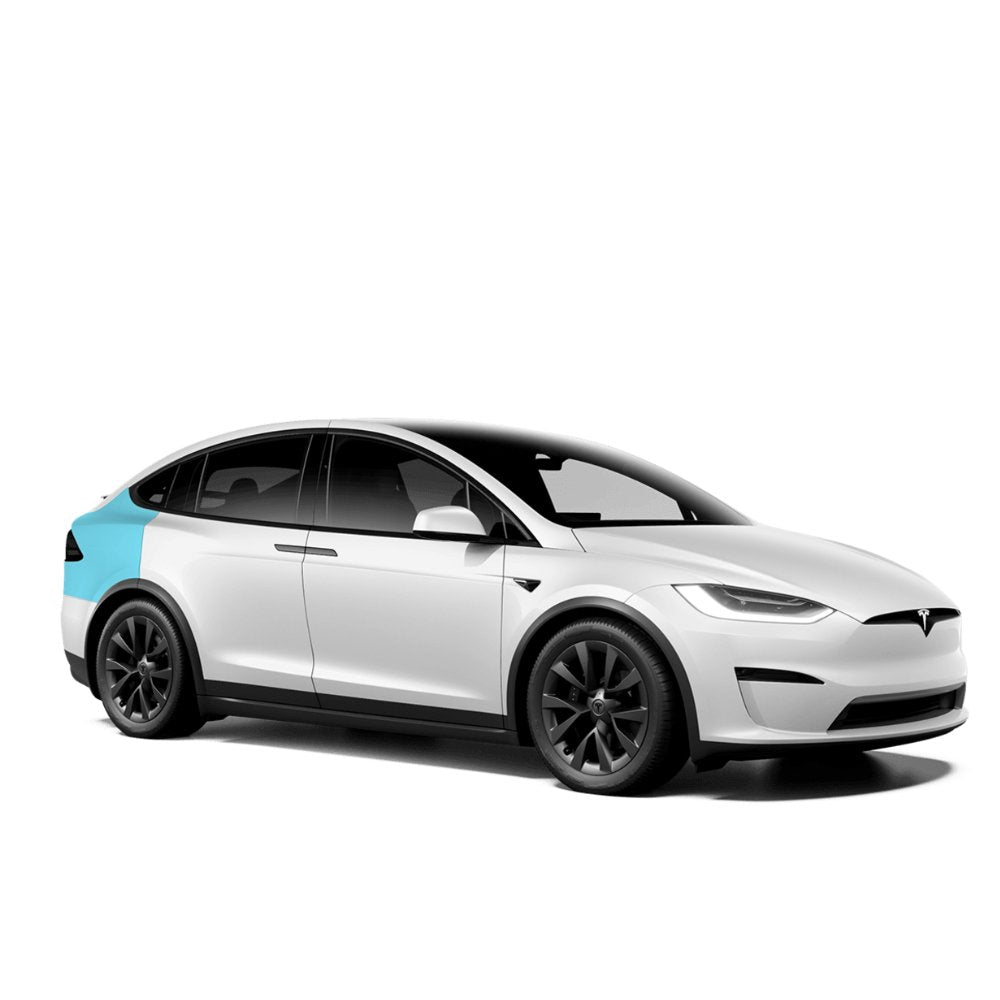 Tesla Model X Rear Fender Individual Defense+™ Paint Protection Film - Drive Protected