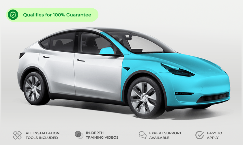 Tesla Model Y Full Front End Plus Defense+™ Paint Protection Film