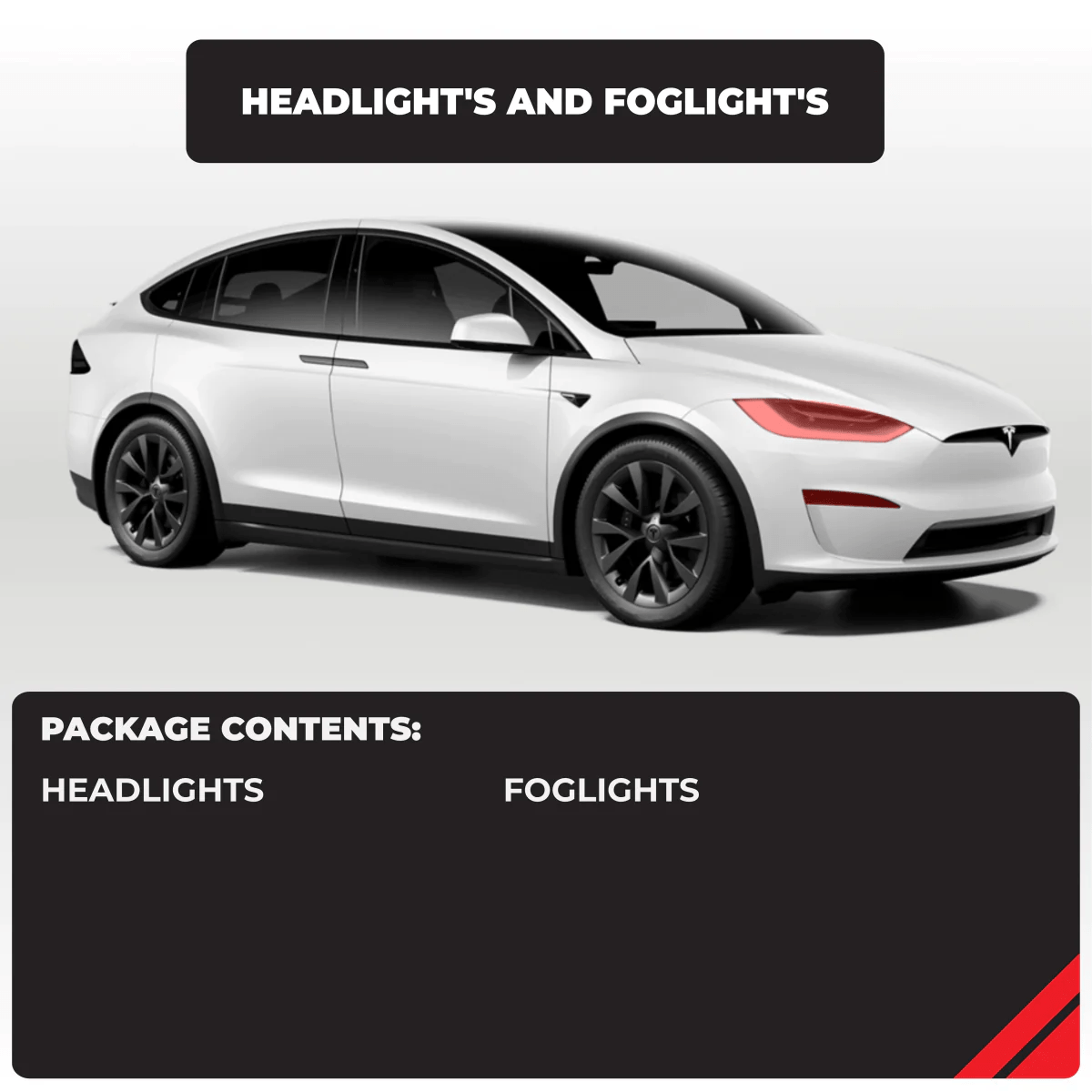 Tesla Headlights and Fog Lights PPF - Drive Protected Shop