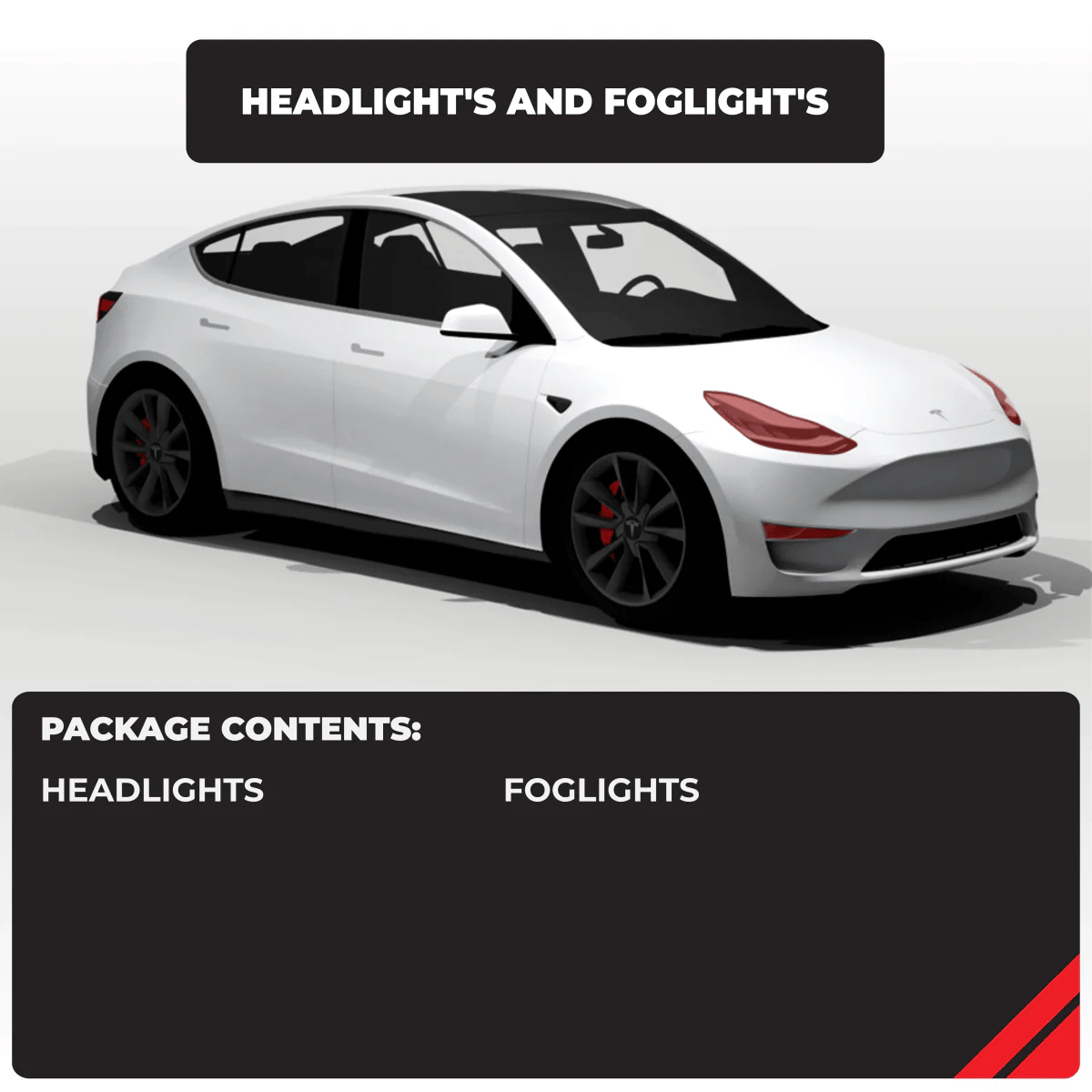 Tesla Headlights and Fog Lights PPF - Drive Protected Shop