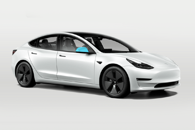 Tesla Model 3 Individual Mirror Defense+™ Paint Protection Film by Drive Protected