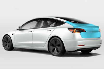 Tesla Model 3 Rear Hatch Individual Defense+™ Paint Protection Kit by Drive Protected