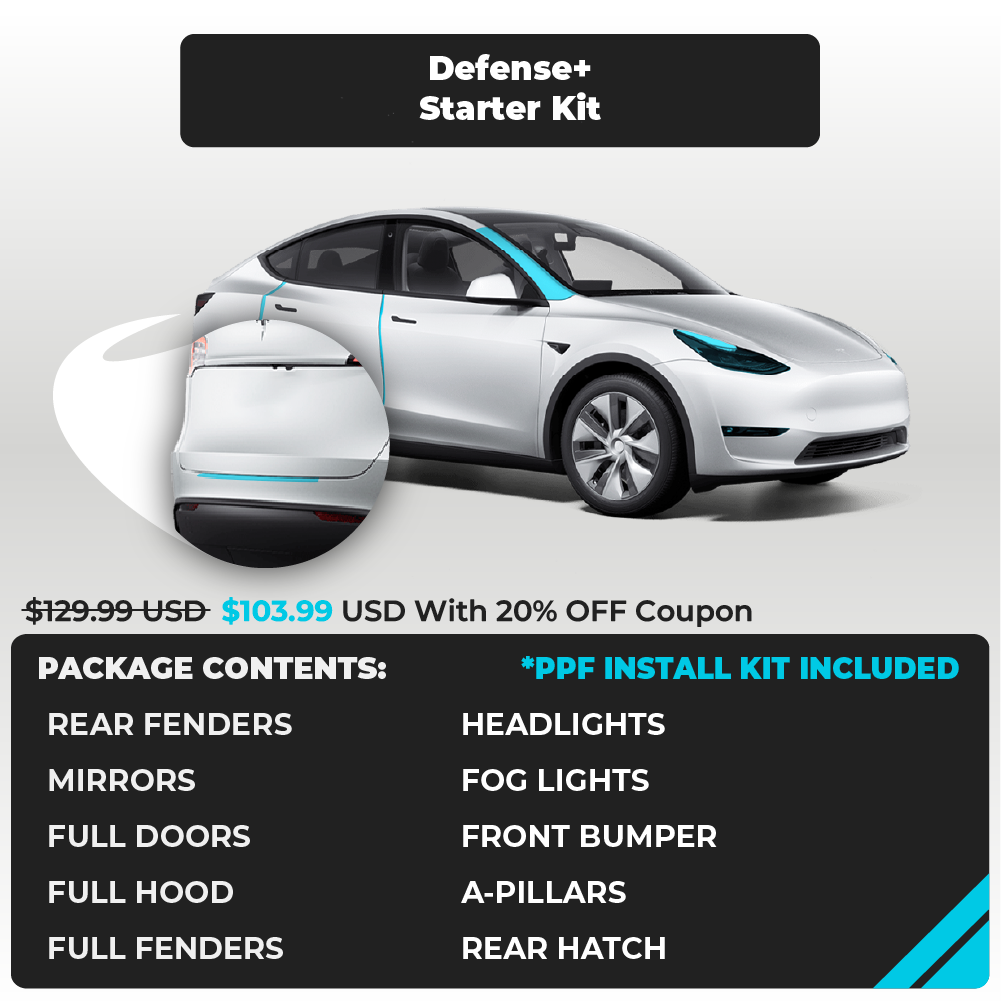 Defense+™ PPF Tesla Starter Kit 3/Y/S/X