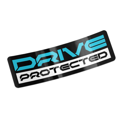 Logo with 'Drive Protected' text on a white background