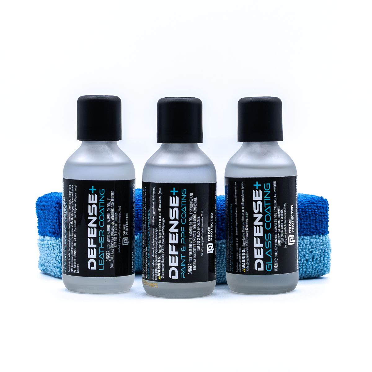3 bottles of ceramic coatings