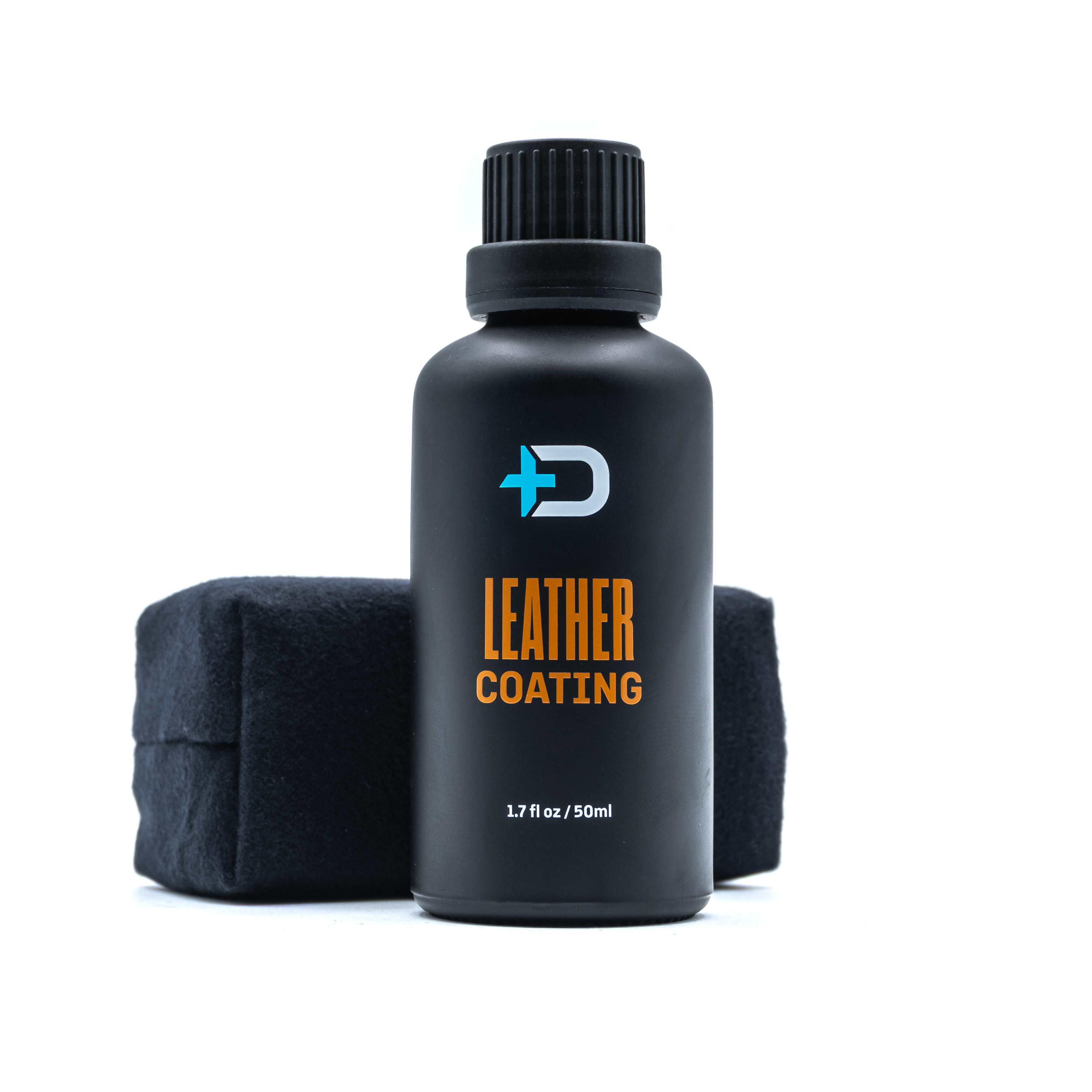 Defense+ leather coating bottle and applicator pad