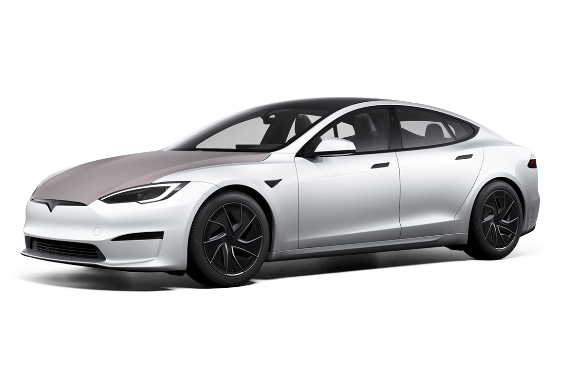 Tesla Model S - Full Hood Matte PPF Kit