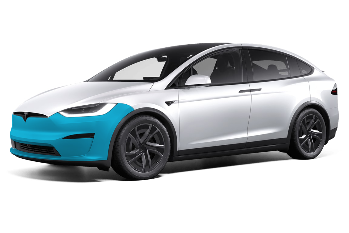 Tesla Model X - Front Bumper PPF Kit