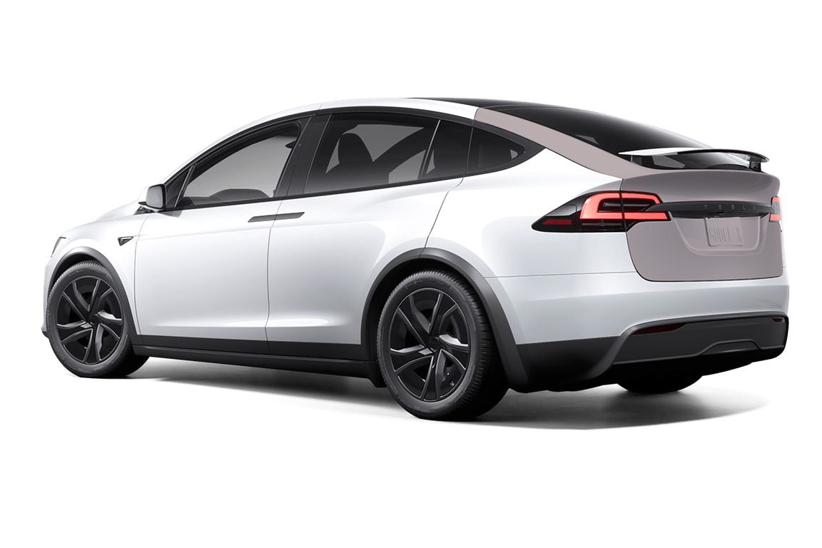 Tesla Model X - Rear Hatch Matte PPF Kit