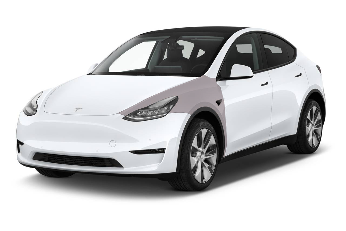 2020-2025 Tesla Model Y - Front Fender Matte PPF Kit