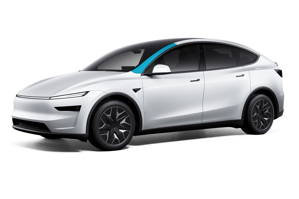 2026+ Tesla Model Y L - A-Pillar PPF Kit