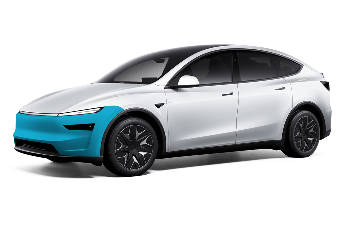 2026+ Tesla Model Y L  - Front Bumper PPF Kit