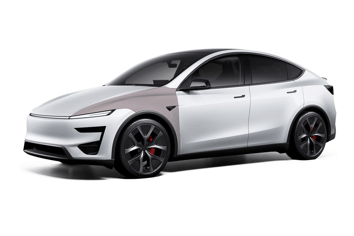 2026+ Tesla Model Y (Juniper) - Front Fender Matte PPF Kit