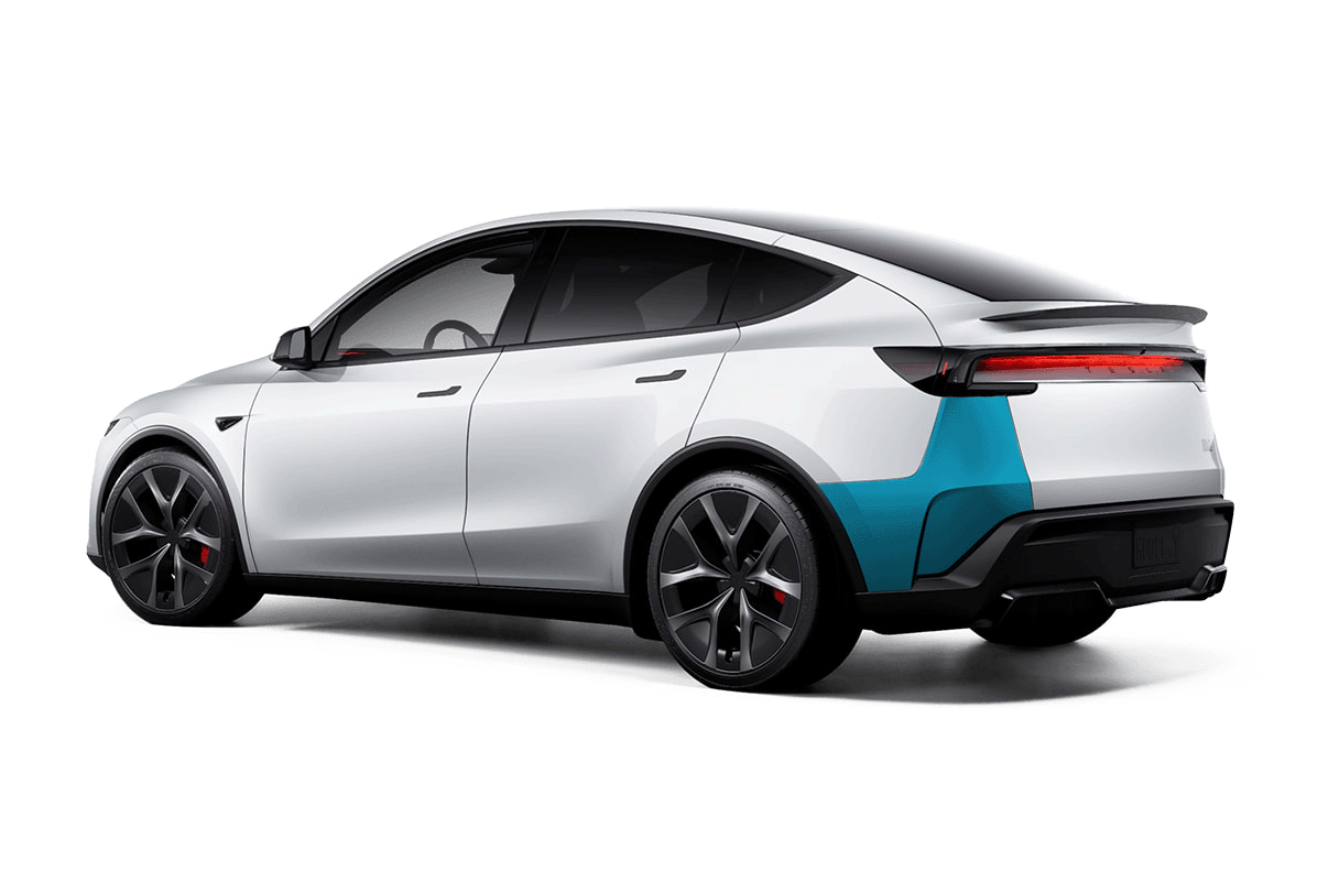 New Tesla Model Y Rear Bumper Individual Defense+™ Paint Protection Film