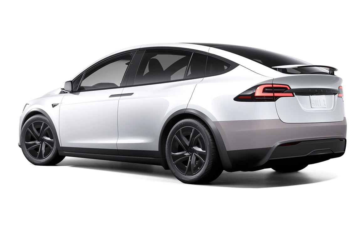 Tesla Model X - Rear Bumper Matte PPF Kit