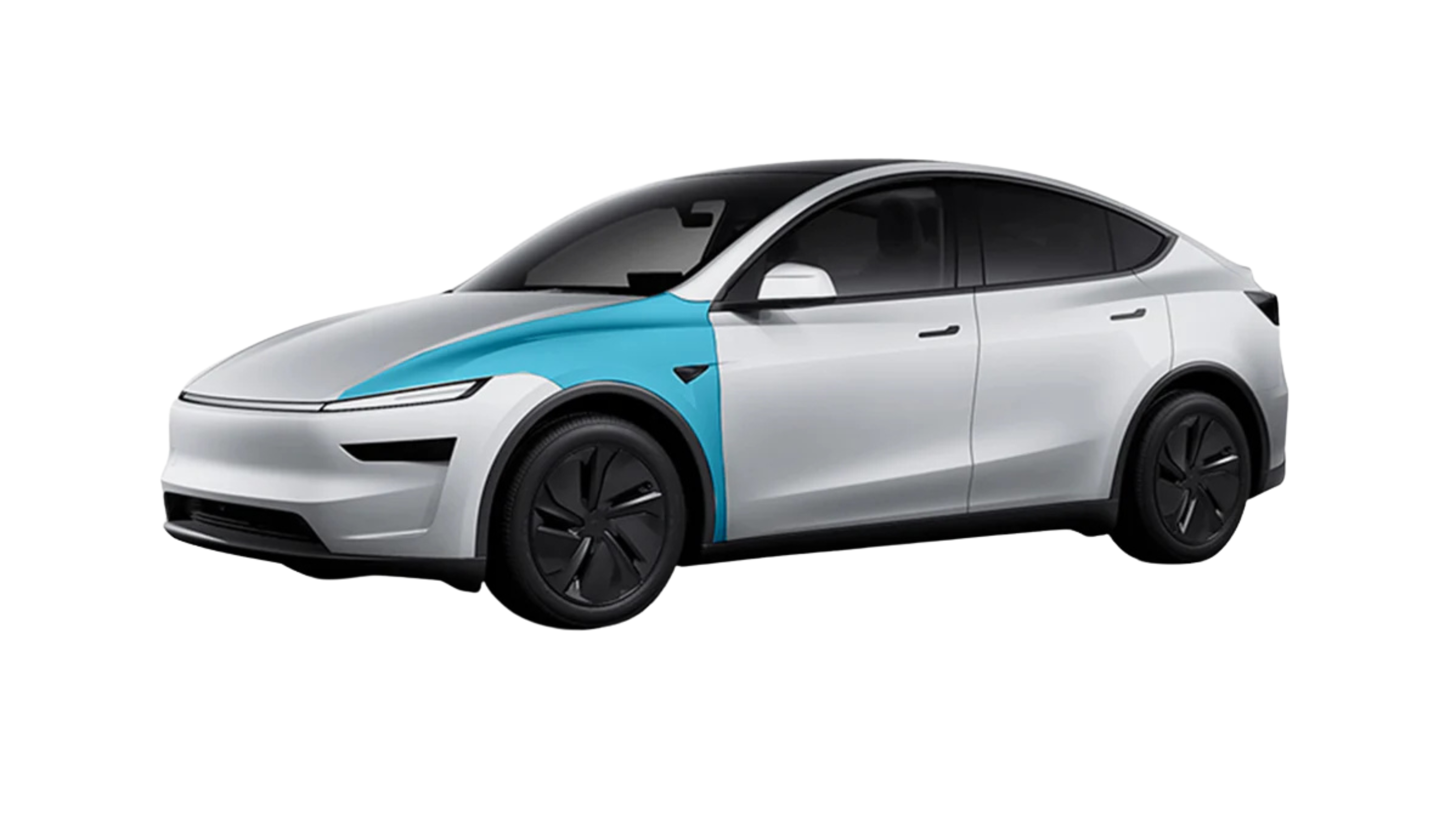 New Tesla Model Y Front Fender Defense+™ Paint Protection Wrap