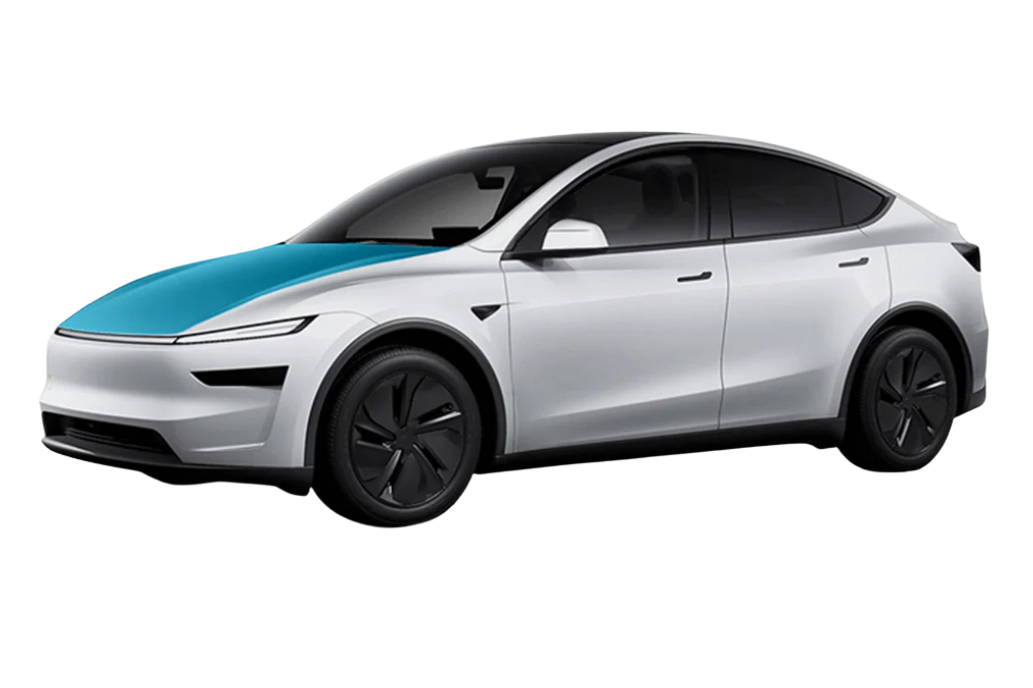 New Tesla Model Y Full Hood Individual Defense+™ Paint Protection Film - Drive Protected 