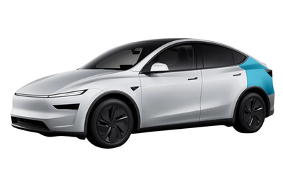 New Tesla Model Y Rear Fender Defense+™ Paint Protection - Drive Protected 