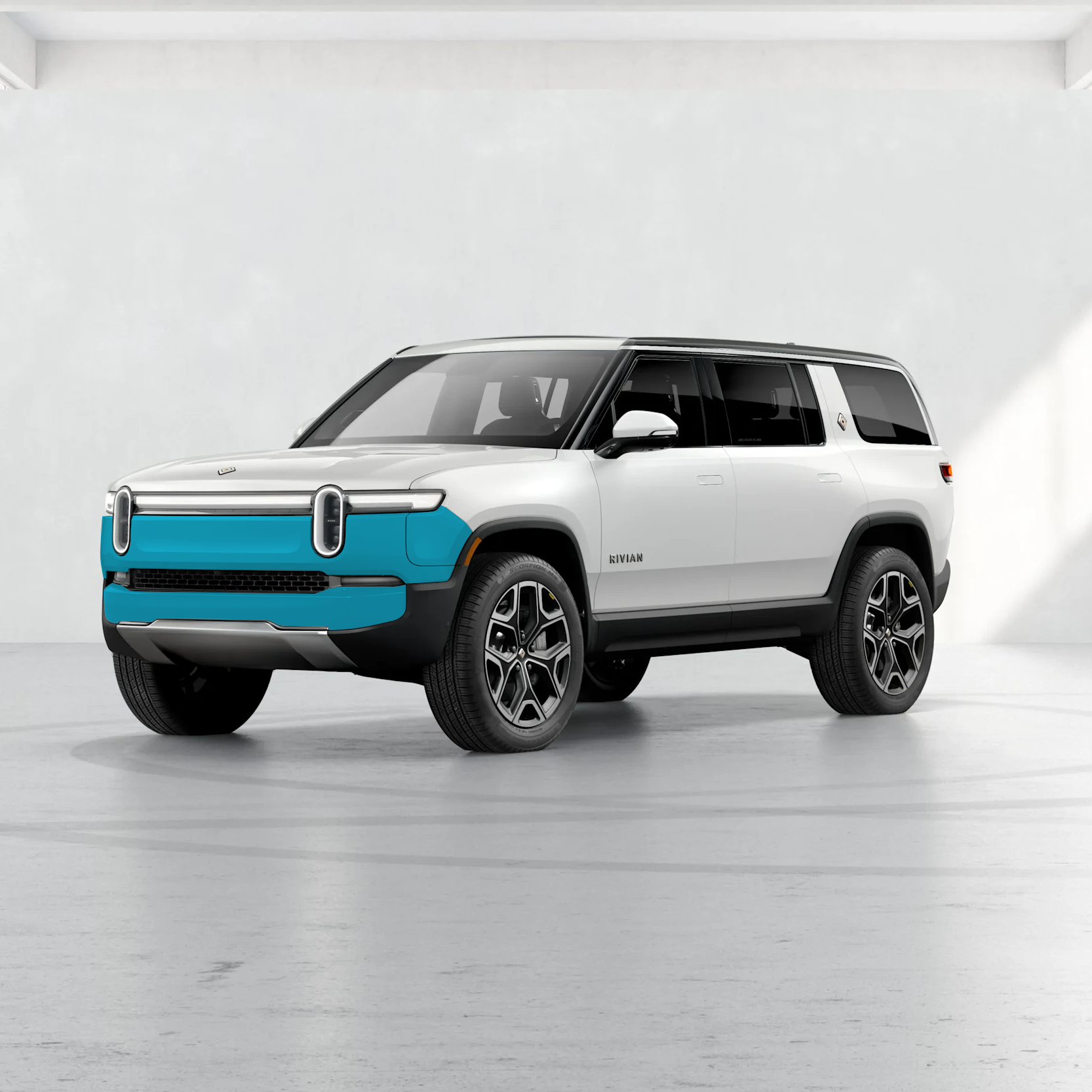 Rivian R1S Front Bumper PPF by Drive Protected