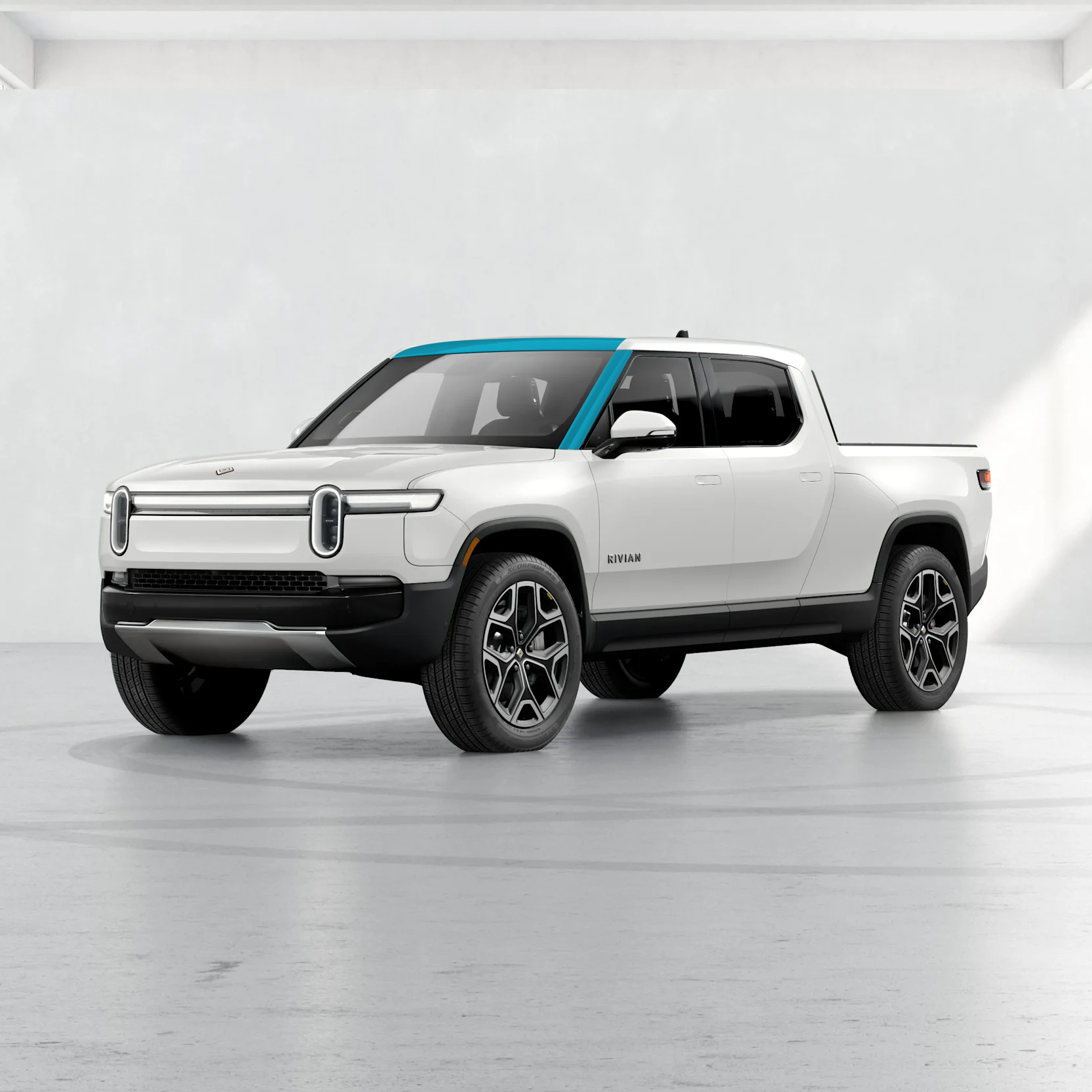 Rivian R1T A-Pillars/Roof DIY PPF by Drive Protected