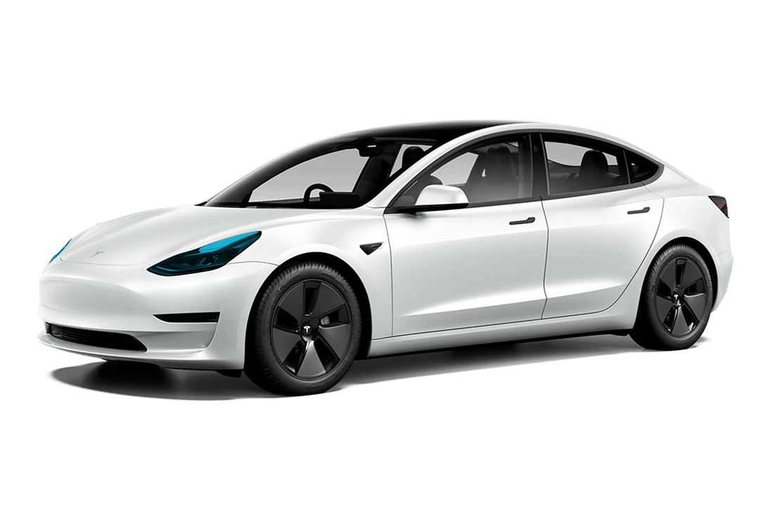 2017-2023 Tesla Model 3 - Headlights & Fog Lights PPF Kit