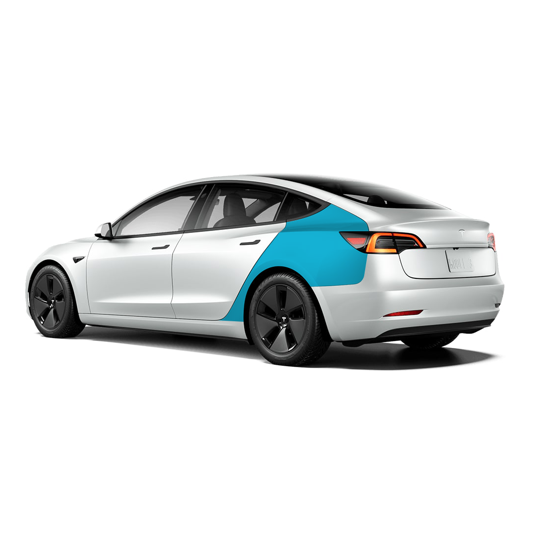 2017-2023 Tesla Model 3 - Rear Fender PPF Kit
