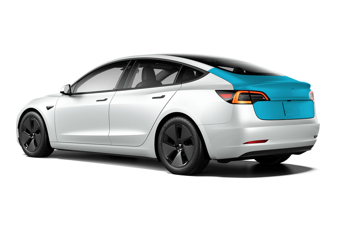 2017-2023 Tesla Model 3 - Rear Hatch PPF Kit